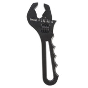 DURAFORCE Black Aluminum 3AN to 16AN Adjustable Wrench Tool Spanner For Hose End Fitting
