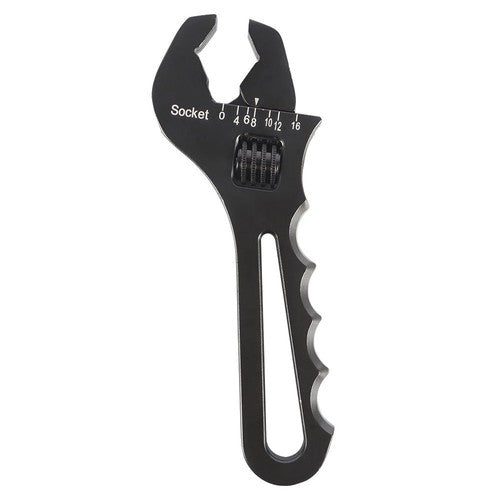 DURAFORCE Black Aluminum 3AN to 16AN Adjustable Wrench Tool Spanner For Hose End Fitting