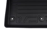 DURAFORCE TPE Rubber All Weather Protection Floor Liners for Nissan Rogue 21-26 Not Sport