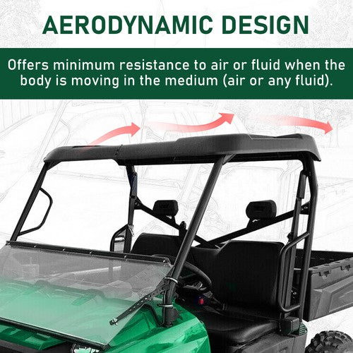 DURAFORCE Full Size Hard Top Roof For Polaris Ranger 500 570 800 Ranger Diesel 2011-2014