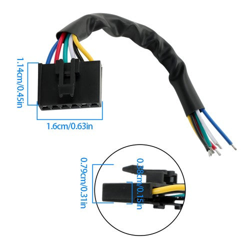 DURAFORCE For Polaris Ignition Key Switch Pigtail Harness Plug Repair Kit 4010390 Blazer