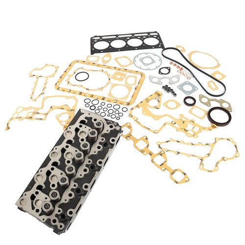 DURAFORCE US For Kubota V2203 Engine/Bobcat 753 773 Complete Cylinder Head + Full Gasket