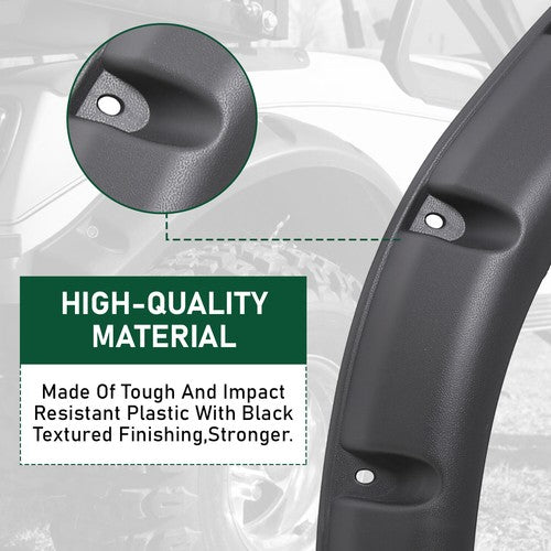 DURAFORCE For Club Car DS 1993 1994-UP Golf Cart Front Rear Fender Flares W/ Screws