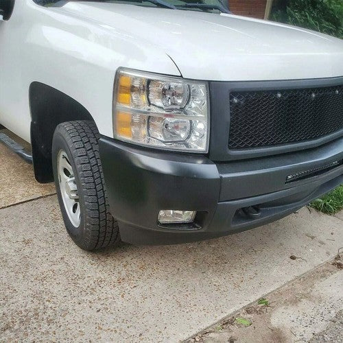 LH RH Bumper End Extension with Fog Lamp Hole for 2007-2013 Chevy Silverado 1500
