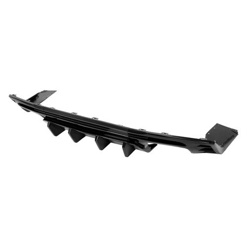 Rear Bumper Diffuser Lip Spoiler Glossy Black For 2016-24 Chevy Chevrolet Camaro