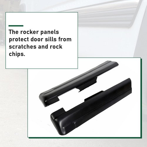 DURAFORCE For 14068 Rocker Panels Covers For 99-06 Chevy Silverado GMC Sierra Extended Cab