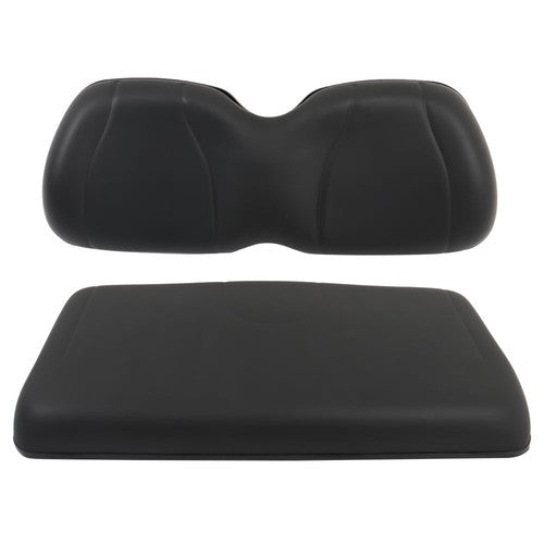 DURAFORCE For Club Car Precedent 2004-2011 Front Seat Cushion+Backrest Golf Cart Black NEW