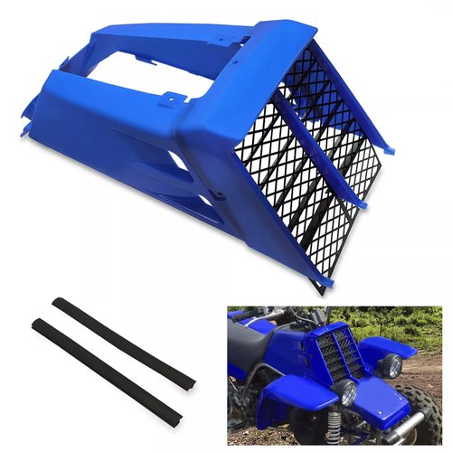 DURAFORCE Plastic Gas Tank Side Covers with Grill for Yamaha Banshee 350 YFZ350 87-06 Blue