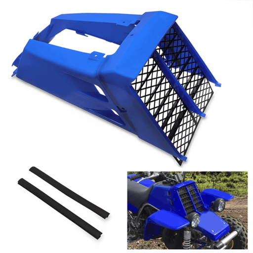 DURAFORCE Plastic Gas Tank Side Covers with Grill for Yamaha Banshee 350 YFZ350 87-06 Blue