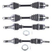 DURAFORCE Set of 4 CV Joint Axles Set Front Rear Left Right for Can-Am Outlander Renegade