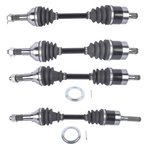 DURAFORCE Set of 4 CV Joint Axles Set Front Rear Left Right for Can-Am Outlander Renegade