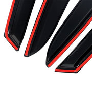 DURAFORCE 4x Window Visors Rain Guards Vents Smoke For Hyundai Elantra 2017 2018-2020