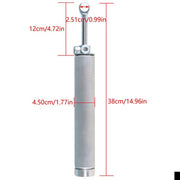 DURAFORCE For 1999-2003 04 Mustang Convertible Top Piston Hydraulic Cylinder Aluminum 2pc