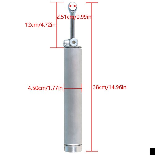 DURAFORCE For 1999-2003 04 Mustang Convertible Top Piston Hydraulic Cylinder Aluminum 2pc