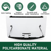 DURAFORCE 3-IN-1 Flip Windshield For 1000/900 Crew 2014-2025 2015-16 Polaris Ranger 570 XP