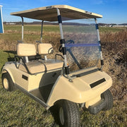 DURAFORCE Folding Clear Windshield For Club Car DS 1982-2000.5 1989 Golf Cart