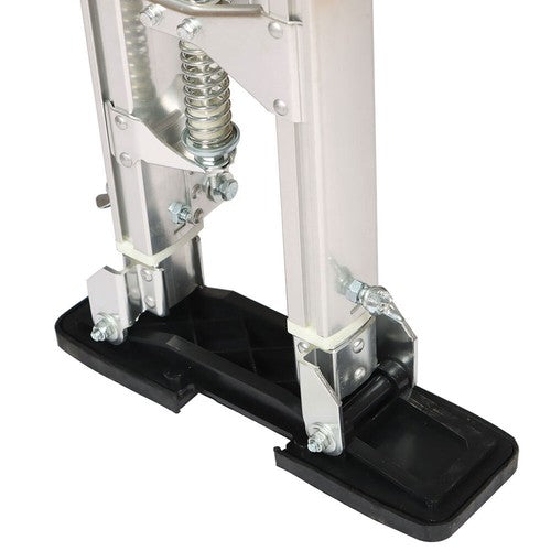 DURAFORCE Aluminum Stilt Drywall Painting Stilts For Painter Taping Tool Silver 24-40 Inch