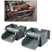 DURAFORCE 2X Dump Truck Trailer Dump Body Hinges Heavy Duty Steel Weld on Powder Coated