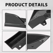 DURAFORCE Front Bumper Spoiler Lip Splitter Carbon Fiber Print For 2022-2024 Honda Civic