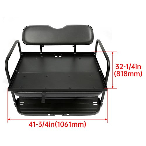 DURAFORCE For Yamaha Drive G29 2007-2016 Back Rear Seat + Safety Grab Bar Golf Cart
