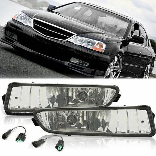DURAFORCE Front Bumper Driving Fog Lights Lamps with Bulb for 2002 2003 Acura TL Sedan Left Right