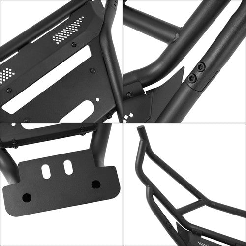 Black Front Brush Guard Bumper for 4WD Polaris RZR XP 1000 14-23