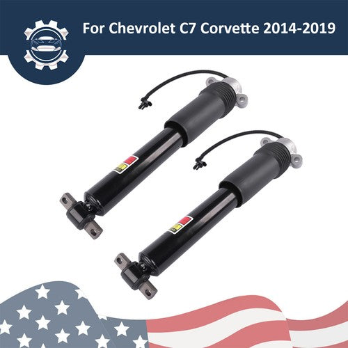 DURAFORCE 2x Front Shock Absorber Struts w/Electric 84235048 For Chevy Corvette 14-19 6.2L