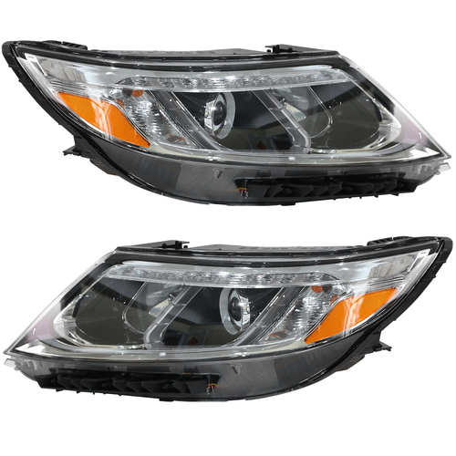 DURAFORCE For 2014 2015 Kia Sorento EX SX Halogen W/LED DRL Projector Headlight Left Right