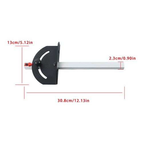 DURAFORCE Miter Gauge N507559 Fits For DWE7491RS DWE7491RS Table Saw Miter Gauge
