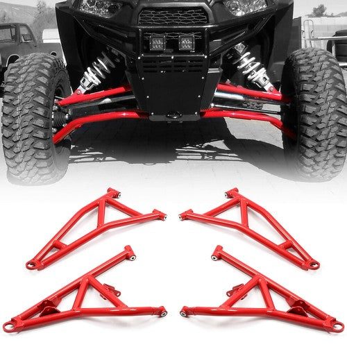 DURAFORCE For Polaris RZR XP 1000 / Turbo 2014-2023 Red High Clearance Steel Front A Arms