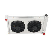 DURAFORCE CC369 For Chevy C10/20/30 Pickup Suburban 1967 1968-72 4 Row Radiator+Fan Shroud