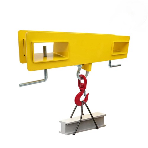 DURAFORCE 6600lbs Forklift Lifting Hoist Swivel Hook Mobile Crane Attachment w/L-Screws