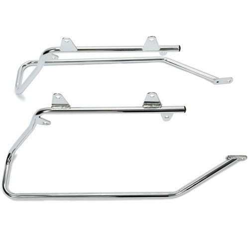 DURAFORCE Saddle bag Saddlebag Conversion Brackets Mounts for Harley Softail 84-17 Chrome
