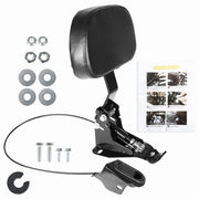 DURAFORCE Fit For Touring FLHT FLHX Adjustable Rider Driver Backrest Pad W/Mounting Kit