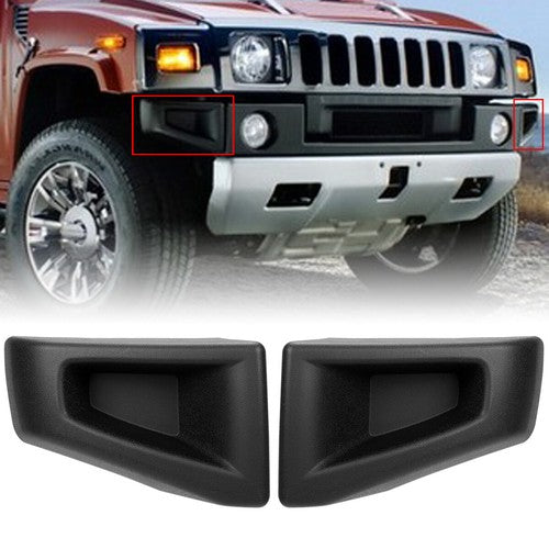 Front Bumper End Cap Corner Plastic for 03-09 Hummer H2 Left and Right Side Textured