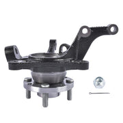 DURAFORCE Front Left Steering Knuckle Assembly for Chevy Aveo 1.6L L4 2004-2011 96535190