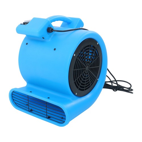 DURAFORCE Powerful 1/2HP 2200CFM 15ft 2-Position Carpet Dryer - Blue Fan