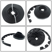 DURAFORCE 1PC 60 FT No-Dig Garden Edge Lawn Border L-shaped Landscape Edging Border Kit