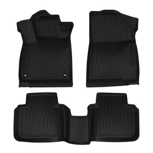 DURAFORCE Floor Mats Fit for Honda Accord Sedan 2018-2022 Waterproof Protection Liners TPE