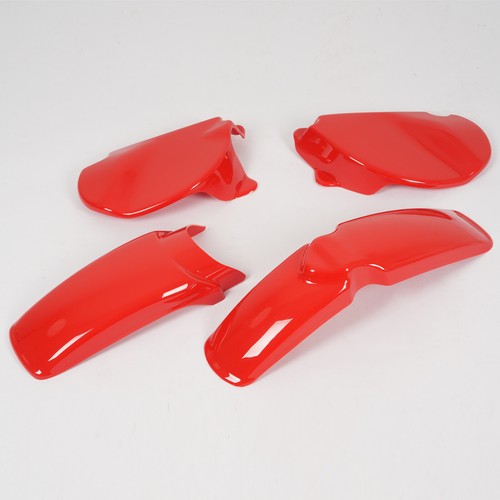 DURAFORCE Plastic Kit Front Rear Fender Side Panels for 1977-1982 Honda XR75 XR80