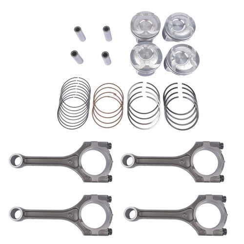 DURAFORCE 4x Connecting Rod & Piston Kit For Hyundai Veloster Kia Rio Soul 1.6L 2012-2017