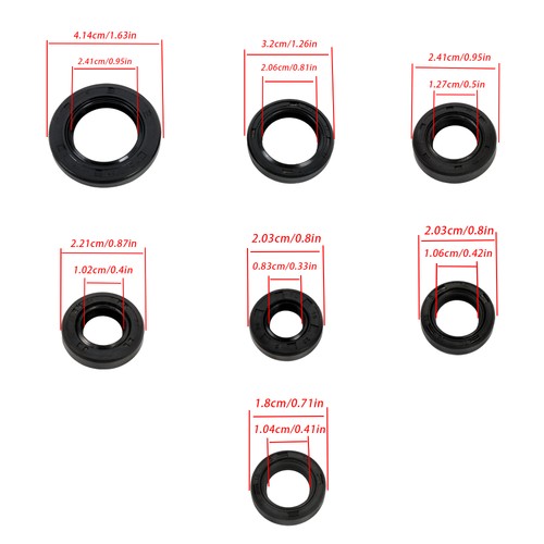 DURAFORCE For HONDA TRX 350 TRX350 RANCHER 2000-2006 822236 Engine Oil Seal Kit 8PCS ATV