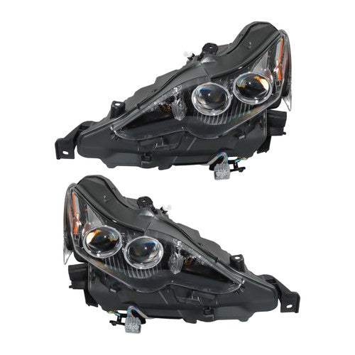 DURAFORCE LH&RH For Lexus IS250 IS200T IS300 IS350 2014-2016 LED Type Projector Headlights