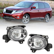 DURAFORCE Fog Light Assembly For Nissan Pathfinder 13-16 26915-3JA0A Right+Left w/Switch
