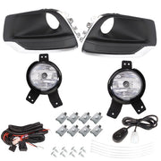 DURAFORCE For Chevy Trax 2017-2018 Dr Right&Left Fog Lights Lamps w/Cover kits Halogen