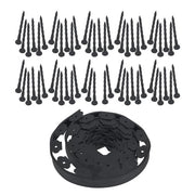 DURAFORCE No-Dig Garden Edge 40 FT Lawn Border L-shaped Landscape Edging Border Kit