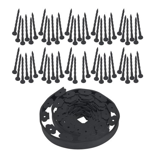 DURAFORCE No-Dig Garden Edge 40 FT Lawn Border L-shaped Landscape Edging Border Kit