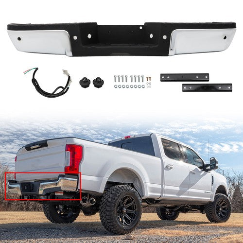 DURAFORCE For Ford F250 F350 Super Duty 2008-2016 Rear Step Bumper Assembly w/Sensor Hole
