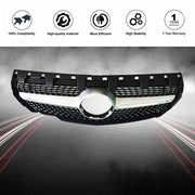 DURAFORCE Front Bumper Grille Plastic Black Fit For 2013-2016 Mercedes Benz W117 CLA250