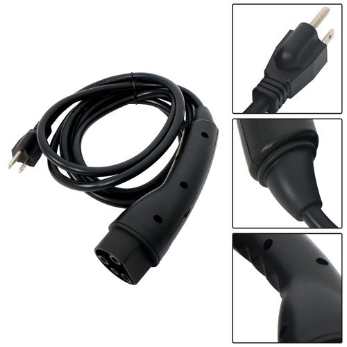 DURAFORCE Fits For Evolution ICON Golf Carts Charging Power Cord Assembly Black